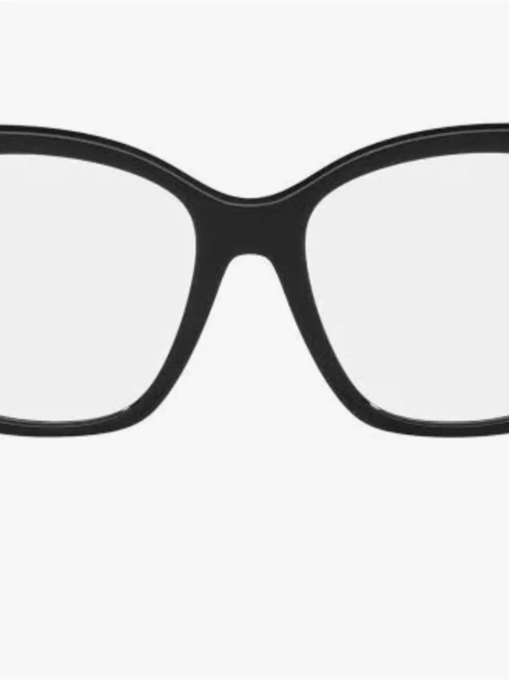 Burberry Black Sylvie Eyeglasses with Brown Leather Eyeglass Case